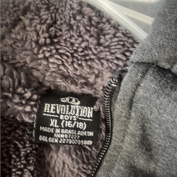 Zip up cozy hoodie jacket boys - Picture 3 of 3